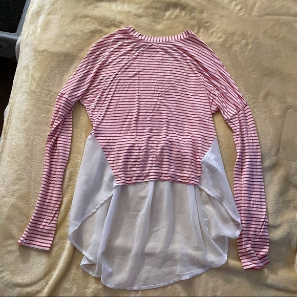 Xhilaration Tops - *Red and white striped shirt